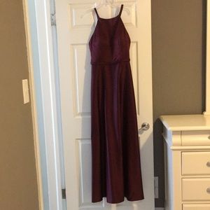 Bridesmaid dress burgundy